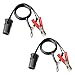 Produktbild 2pcs Zigarettenanzünder zu Krokodilklemme, Batterie Clip On Zigarettenanzünder Adapter mit 1M Länge Zigarettenanzünder Verlängerungskabel