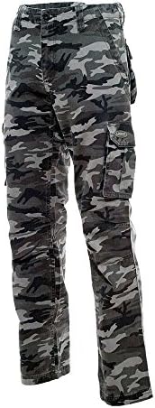 Logik Babylon Long Trousers Cotton Camouflage Black Grey 240 g/m² Side Pockets Hunting Fishing Sports Safety Shoes DPI Clothing Dress Work Technical Leisure