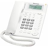 Panasonic KX-TS880EXW Telefono domestico, Bianco