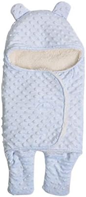LINAG Sleeping Bag Baby Sack Swaddle Pajamas 2.5Tog for 0-18 months Autumn And Winter Cotton Thicker Newborns Separate legs Blanket, M