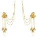 Shining Diva Fashion Jewelry Jewellery 18k Gold Plated Stylish Fancy Party Wear Pearl Jhumka Jhumki Traditional Earrings For Women & Girls RS.599.00