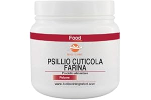 Laboratori Bio Line - Psillio Polvere (250gr) Cuticola, Sostanza Pura Senza Eccipienti, Senza Glutine, Psyllium Fibra