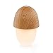 Produktbild Nachtlicht, VADIV BL02 LED Nachttischlampe Holzmaserung Tastsensor verstellbar USB aufladbare Licht für Kinderzimmer Schlafzimmer Bett - Haselnuss