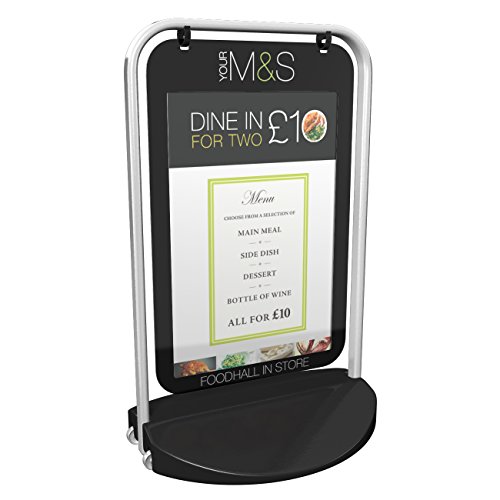 Swinger XL Sign (Poster Option) With Tactical Header (Black)