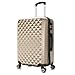 Produktbild WOLTU RK4216ch-XL, Reise Koffer Trolley Hartschale 4 Rollen Volumen erweiterbar, Reisekoffer Hartschalenkoffer Zwillingsrollen Handgepäck groß M/L/XL/Set, Champagne (XL 76 cm & 110 Liter)
