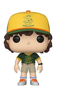 Funko- Figurines Pop Vinyl: Television: Stranger Things: Dustin (at Camp) Collectible Figure, 38532, Multi