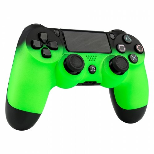 PS4 Oberschale für Dualshock 4 Controller – Soft Touch Shadow Grün - 4