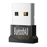 Bluetooth 4.0 USB Nano Adaptador Dongle Inalámbrico de Mpow para PC Computadora de Escritorio con Windows 10, 8.1, 8, 7, Vista o XP 32/64
