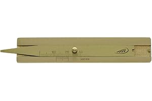 HELIOS-PREISSER Helios Preisser Reifenprofil-Tiefenmaß ( Hartmessing, Messbereich: 0 – 30 mm) 0180 310