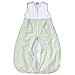 Produktbild wellyou Kinder-Baby-Schlafsack, mit Fleece gefüttert, grün-weiß Vichykaro, für Mädchen und Jungen, Größe 56-80