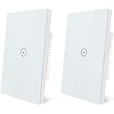 UseeLink Interruttore della luce Intelligente WiFi, Controllo Vocale Funziona con Alexa e Google Home, Timer e Condivisione D