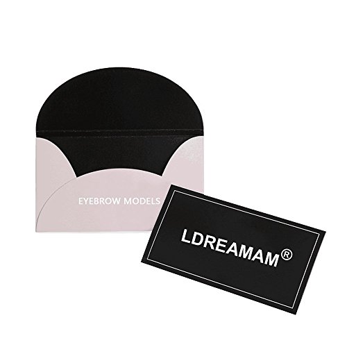 Augenbrauen Schablonen,Thrush Karte Karte Augenbrauen hilft Beauty-Tools Eyebrow Stencils DIY Template Makeup Tools Beauty Brow Drawing Guide Template Accessories (6 Stück) - 7