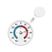 Produktbild Lantelme 6725 Bimetall Analog Fenster - Außen - Klebe Thermometer - Fensterthermometer - Temperaturanzeige + / - 50 °C mit drehbarem Haltearm