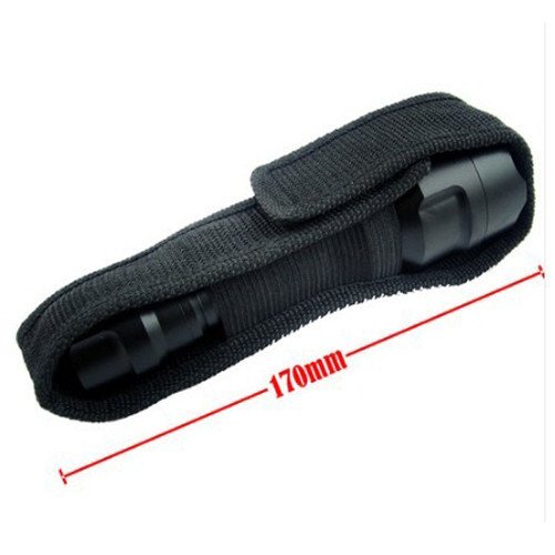 Nylon Holster Lampen-Tasche Gürteltasche Case Bag für LED Taschenlampe bis 170mm