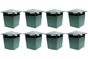 Bottam 8 Pieces Beer Snail Traps Eco-Friendly to Catch Slugs Snails Catcher, Safe for Kids and Pets, Green