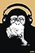 Produktbild Steez Poster Monkey with Headphone (61cm x 91,5cm) + Ü-Poster