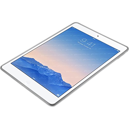 PhoneNatic Case für Apple iPad Air 2 Hülle Silikon clear X-Style Cover iPad Air 2 Tasche + 2 Schutzfolien - 4