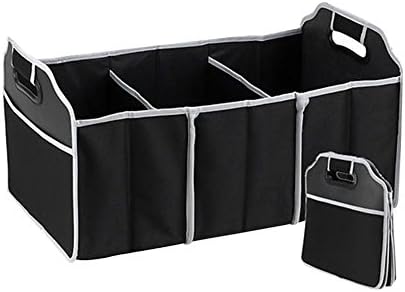 Car Trunk Organizer MeiTeAi Foldable Cargo Storage Bag Store Basket Collapsible for Household Automobile Trucks SUV