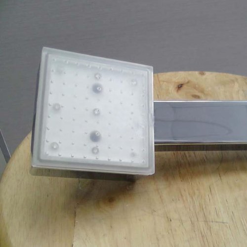 Drei Farbige Temperaturfühler Quadrat LED Dusche Sprühkop Duschsystem - 4