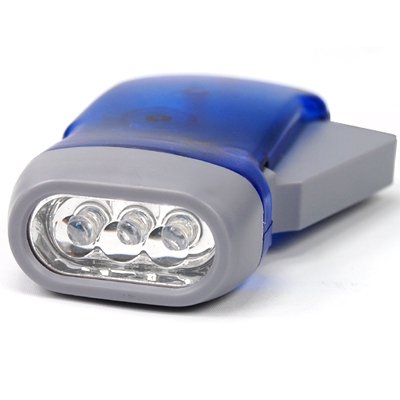 DIGIFLEX Batterielose LED-Taschenlampe mit Dynamo und 3 LEDs für Camping - 4