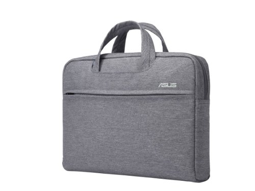 Asus EOS Tasche (bis zu 12 Zoll, gepolstert, viele Taschen und Fächer, für Notebook) grau - 2