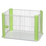 * Una variedad de opciones de color, muebles para el hogar es más "alto", no tiene cubierta superior (puede ser simple), puerta de jaula deslizante, más conveniente para alimentar y jugar con bebés.