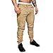 Produktbild ZEZKT Herren Cargo Pants Freizeithose Jogginghose Sweatpants Hosen Lang Hose Trainingshose Jogger Freizeit Laufen Streifen Enger Beinabschluss Pants Sports Fitnesshose Bodybuilding, Neu