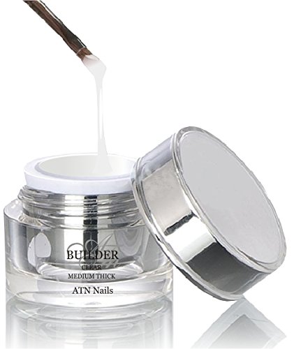 ATNails NAIL GEL /Builder UV GEL - CLEAR-Medium thick 5ml