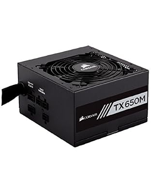 Corsair (CP-9020132-EU) TXM Series TX650M ATX/EPS Modulaire 80 plus Gold 650W Alimentation PC