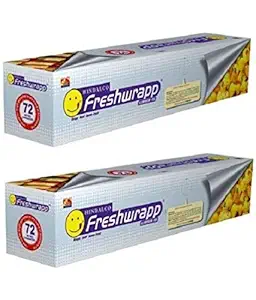 Freshwrapp Aluminium Foil - 72 meters - Pack of 2