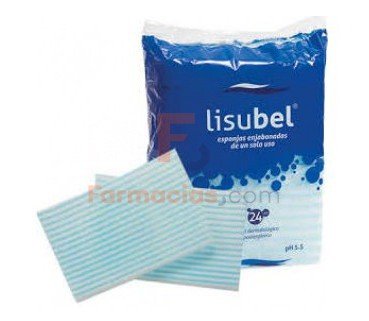 LISUBEL sapone SPUGNA MONOUSO SPUGNE 24