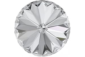 ‎BOHEMIA CRYSTAL VALLEY 2 stk SWAROVSKI CRYSTALS Stones Rivoli 1122 Chaton, 12 mm Amethyst (Swarovski-Kristalle Steine ​​Rivoli 1122 Chaton Violett)