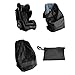 Produktbild iKulilky Kindersitz Transporttasche Gate Check Kinderautositze Reisetasche für Kinderwagen Autokindersitze Rollstühle Wasserabweisend für Flugzeug und Aufbewahrung (Schwarz)