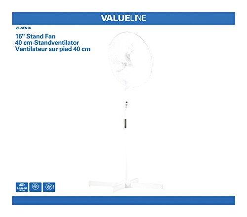 Valueline vl-sfn16 – Ventilator (weiß, 140 x 505 x 435 mm) - 3
