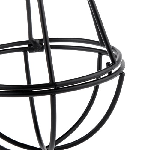 Lou Flasche Retro-Stil Schwarz Kronleuchter Lampe Leuchte Dekor Decke Lampenschirm – Amerikanischen Vintage-Design - 7