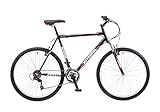 Integra Men's's Men's Shadow Front Suspension MTB Bike-Black, 22-Inch, 22 Inch