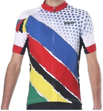 CCN JSS048 Short Sleeve Cycling Men's Jersey, XYLITOL Natural Cool ,Race Cut for Professional Biker
