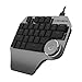 Produktbild J-Tech Digital Designer Tastatur Mechanische Tastatur mit Smart-Knopf / Customized Shortcuts / Aluminum Base / Type C Connector / LED Hintergrundbeleuchtung für Windows Mac Design Software Wacom Photoshop® Illustrator - Schwarz