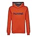 Hummel Kapuzenpullover Jungen & Mädchen - JUNIOR V KESS HOODIE AW17 - Trainingspulli langarm - Sweater Baumwolle für Sport & Freizeit - Longsleeve mit Kapuze, Cherry Tomato, 140