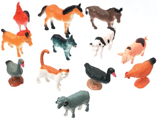 Price comparison product image Darice Plastic Creatures Inc.-Farm Animals