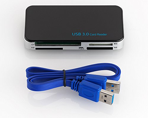 deleyCON All in One Cardreader USB 3.0 – [Schwarz] – SD / SDHC / microSDHC / M2 / TF / CF / MMC / MS PRO DUO - 3