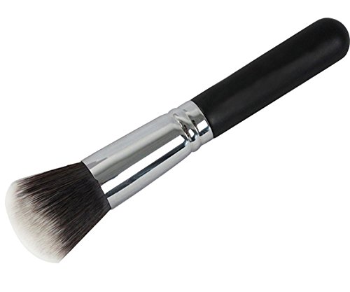 niceeshop(TM) Professional Wooden Handle Nylon Hairs Round Kabuki Makeup Cosmetic Brushes (15cm)