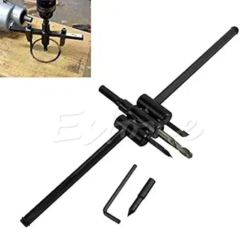 Metal Wood Circle Cutter Corded Kit Hole Saw Drill Bit Adjustable DIY Tool, 30mm-300mm