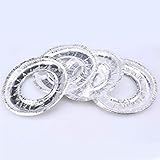 KitchenNeeds 10pcs Thickened Aluminum Foil Round Stove Burner Covers Gas