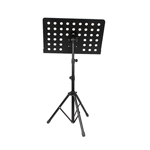 Preisvergleich Produktbild Gazechimp Metall Notenständer Notenpult, Höhenverstellbar und Faltbar