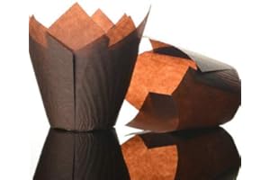 BAKERY DIRECT LTD Bakery direct 400 Chocolat Cônes à muffins Marron cas petits pains