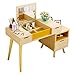 Produktbild Laptopständer DD Schminktisch, Multifunktionale Massivholz Bein Schminktisch - Skalierbar -Werkbank (Farbe : Wood Color-a)