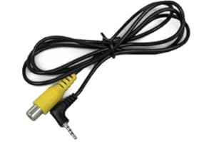 Cocar Adapter Konverter RCA Phono Cinch zu GPS Dashcam DVR 2.5mm Aux Klinke Stecker AV-IN Kamera für Rückfahrkamera Autoparksysteme Tablet Kompatibel mit Tomtom Garmin Rand McNally Etc. (3FT)