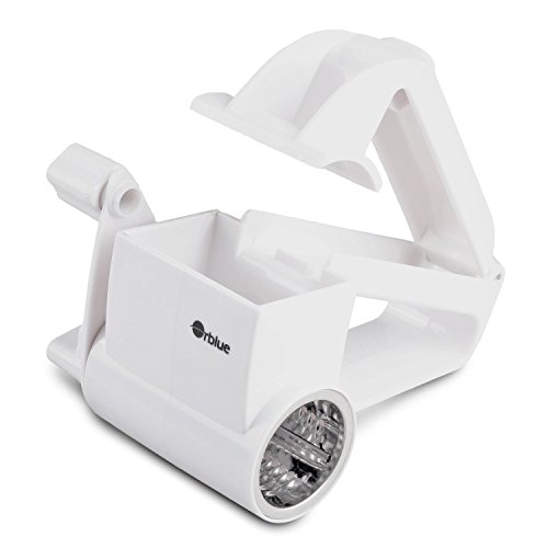 ORBLUE Käsereibe mit Trommel aus Edelstahl