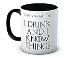 I Drink and I Know Things (That's What I Do) - Tyrion Lannister - Game of Thrones - Hochwertige Kaffeetasse